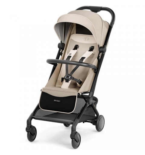 Kinderkraft Pilot 2 - lekki samolotowy wózek spacerowy do 22 kg | Beżowy